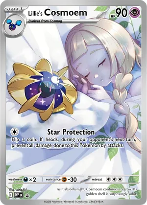 cosmoem pokemon card Celebrations (014/025) PokeChalet Psychic Colorless Star Protection Flip a coin Cosmoem - Whitecookie