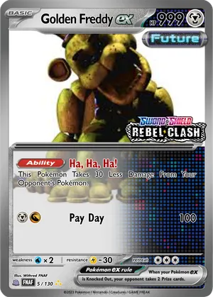 golden freddy pokemon card Golden Freddy