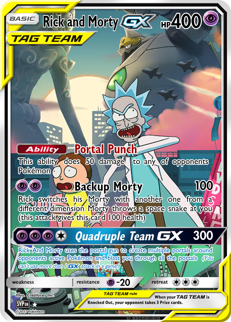 rick and morty pokemon cards Rick C137 Pokemon Card - Rick and Morty