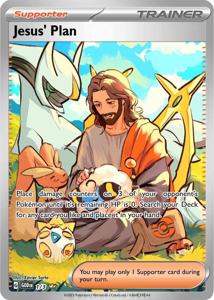 jesus pokemon card Build Your Own - Birthday Adventure Mom - Build Your