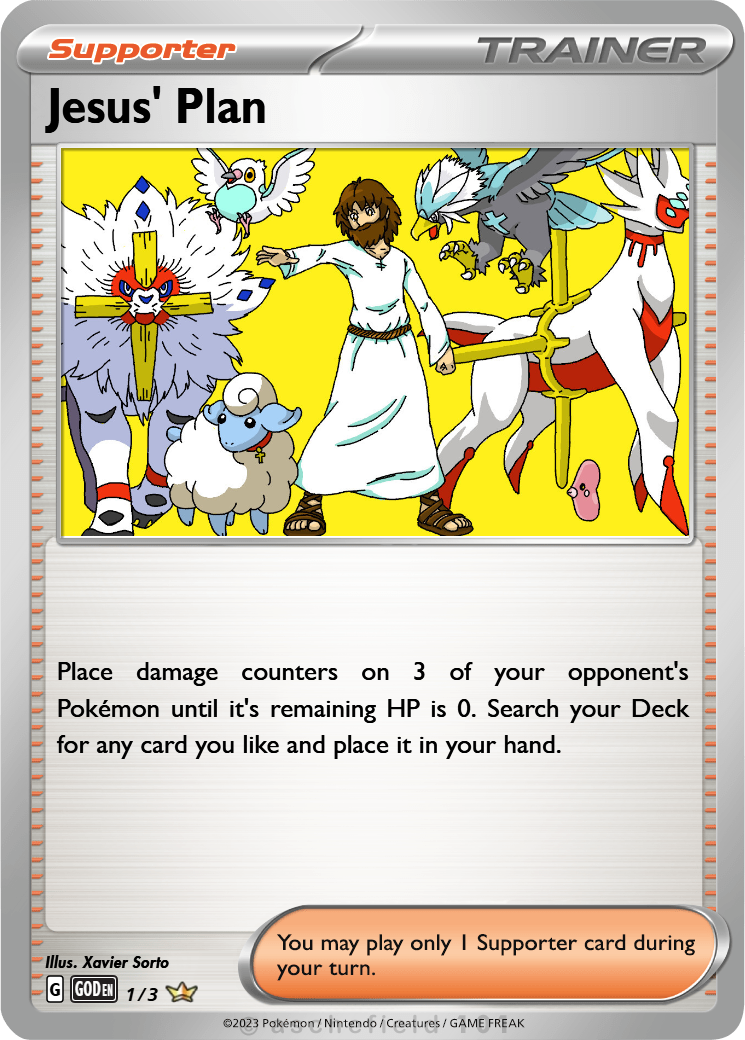 jesus pokemon card Jesus Christ