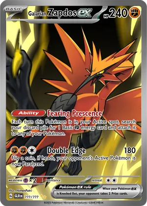 pokemon card zapdos Pokemon: Scarlet & Violet 151- ex Collection Box Mint / near mint condition trading card Zapdos - XaviX