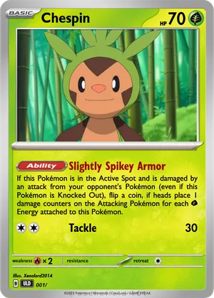 chespin pokemon card Chespin Cards | Dex