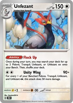 unfezant stage 2 pokemon card value Unfezant 150/086 Illustration Rare Black Bolt Holo NM/M