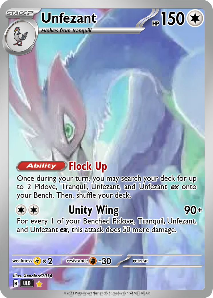 unfezant pokemon card PSA 10] GENESECT ex - Japanese RarityIllustration Rare Hit Points150 HP Colorless Add On Draw 4 cards Unfezant - Xenolord2014