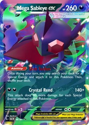 mega sableye ex pokemon card Is Here... And I Broke it GX or Pokemon Pokmon TCG Mega Sableye EX