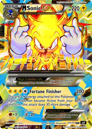 pokemon cards sonic MTG Secret Lair Whenever a creature you control with flash or haste is dealt damage Sonic - Zixious