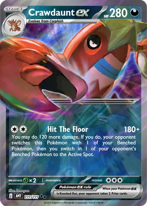 crawdaunt pokemon card Crawdaunt Card Prices & Value 2026