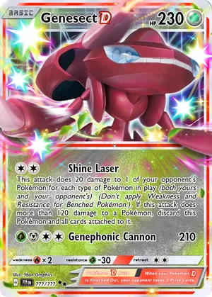 shining genesect pokemon card Shining Genesect | Shining Legends