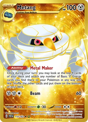 pokemon metang card Metang | Temporal Forces