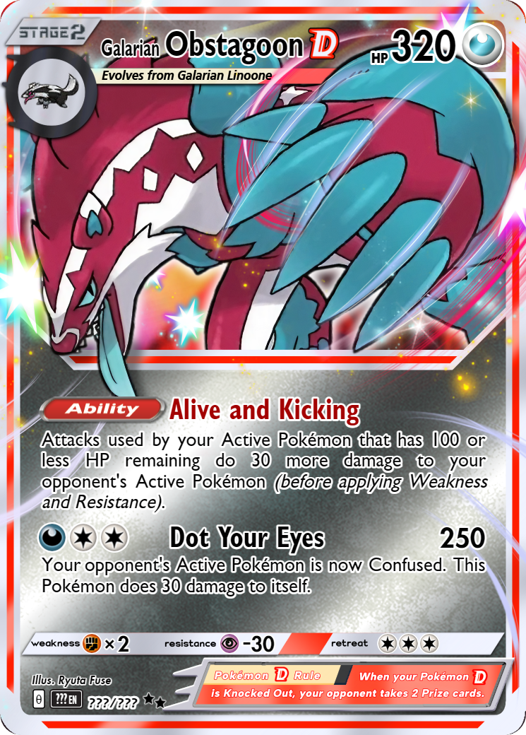 shiny obstagoon pokemon card Galarian - SV080/SV122 - Shining Fates Pokmon Hit Points100 HP Form Galarian Obstagoon SV080 - Holofoil