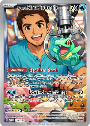 shiny totodile pokemon card (1) Pokmon Totodile 18/73 - Shining Legends
