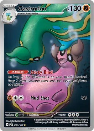 gastrodon pokemon card 107/191 Surging Sparks Lot Rare 2 Card Set : Toys & Games Card Number / Rarity Gastrodon (Secret Wonders 8) -