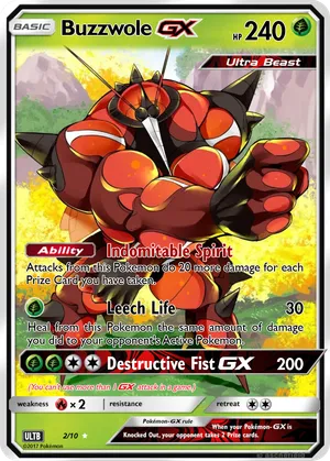 pokemon buzzwole card GX this attack does 90 more damage Buzzwole - astrooooooooo