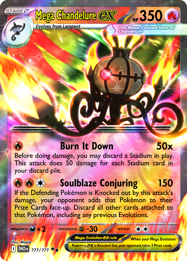 Mega Chandelure - bambotron