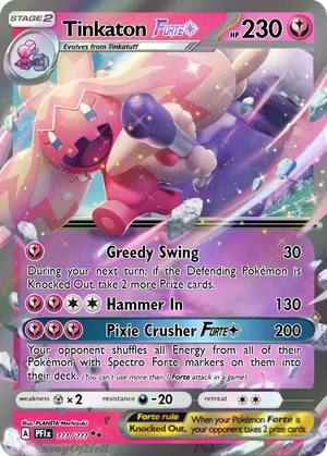 tinkaton pokemon card TCG Battle Deck Evolves from null Colorless Tinkaton - bambotron