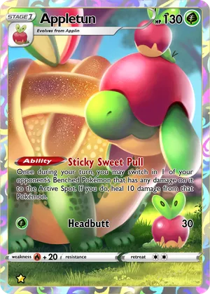 appletun pokemon card Appletun Pokmon Shadowbox Card Art
