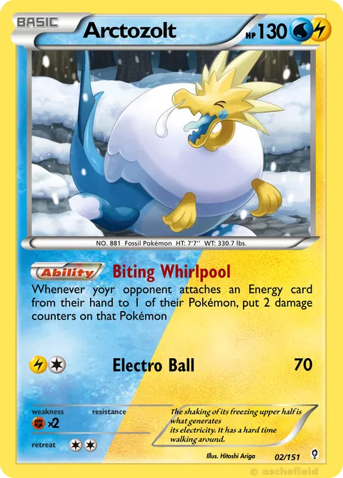 arctozolt pokemon card 066/189 | Rare Holo | SWSH-03 Darkness Ablaze Colorless Retreat Cost blasmntngr