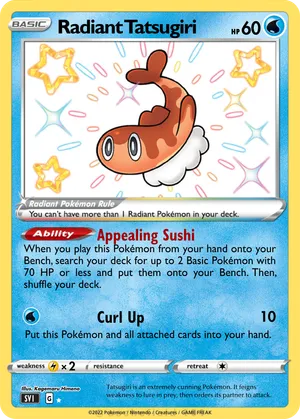 sushi pokemon card Pokemon sushi 217