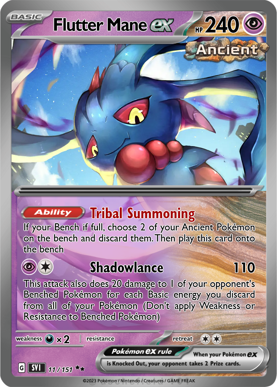 flutter mane ancient pokemon card Flutter Mane