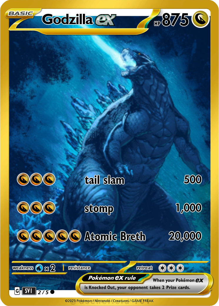 godzilla pokemon card gx Godzilla