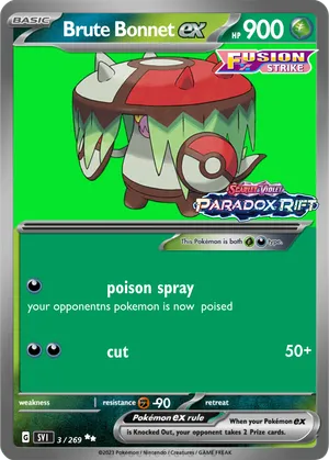 brute bonnet pokemon card Pokemon TCG - SV6 - 071/101 (U)