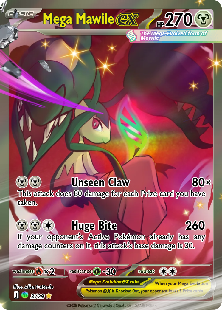 mega mawile pokemon card V 039/068 Pokmon Hit Points150 HP Form Funko - First peek at