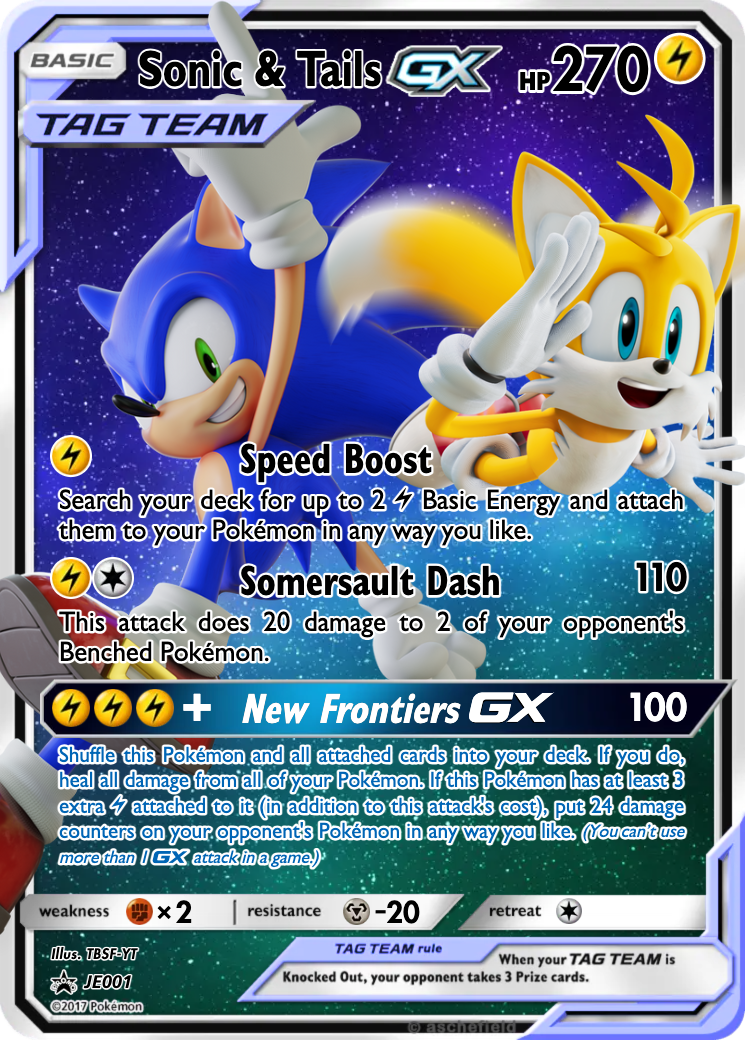 sonic pokemon card gx Super Sonic (Dreamcast era)