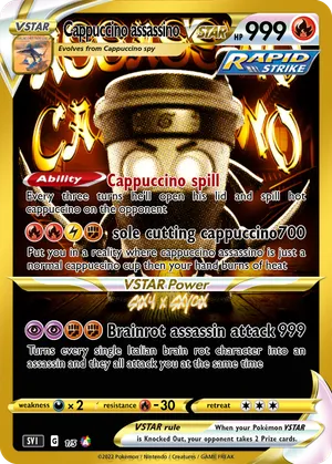 italian brainrot pokemon cards Liquid Luck LET'S MAKE IT HAPPEN: Italian