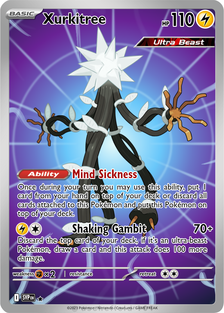 xurkitree pokemon card | Unified Minds This is of the Full Art Ultra Rare rarity. Pokemon 2018 SM#5+ Ultra Force