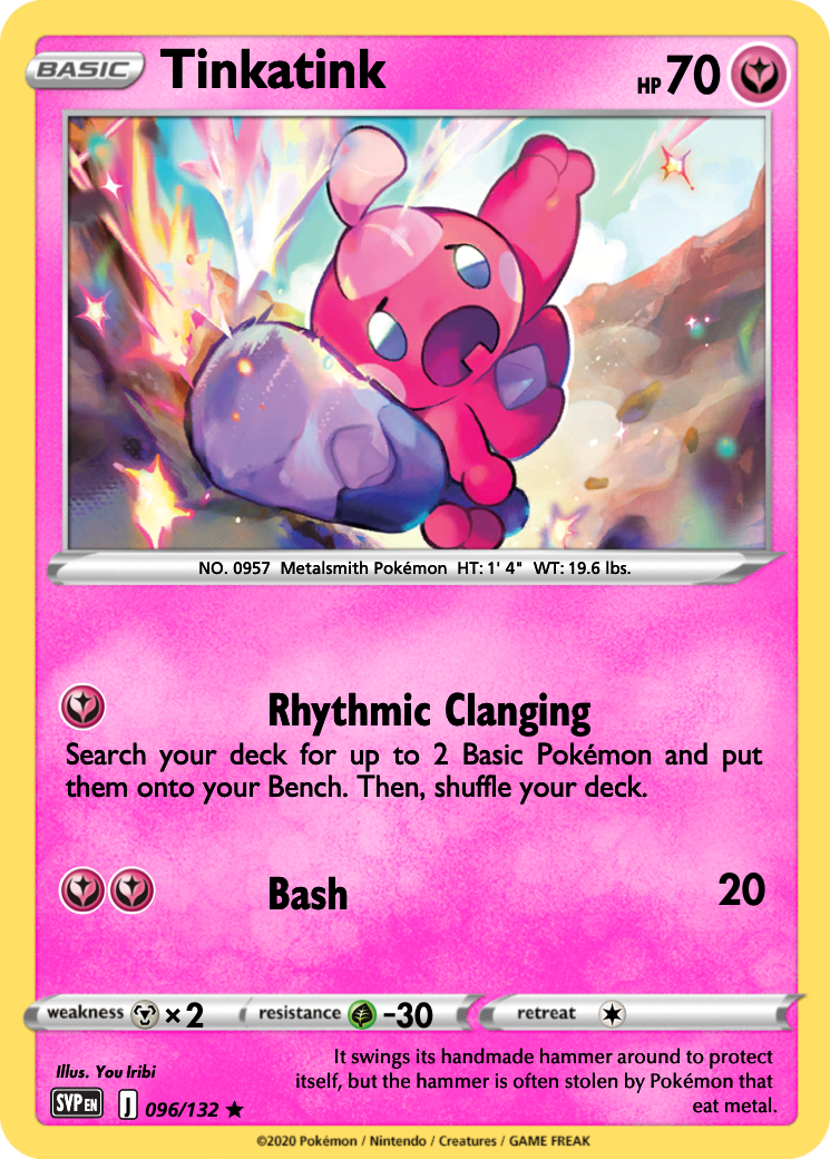 tinkatink pokemon card Tinkatink - 216/193 - SV02: Paldea Evolved [ILLUSTRATION RARE]