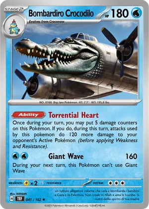 bombardino crocodilo pokemon card Cocodrilo Evolution Bombardiro Crocodilo - g1ga