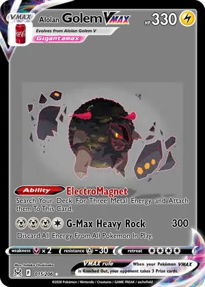 alolan golem pokemon card - Golem-GX - 113/111 GX (100) Your opponent cant play any cards from their hand during their next turn Alolan Golem - 35/095 Golem