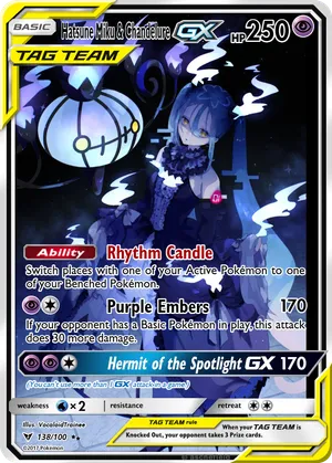 hatsune miku pokemon card feat. Project VOLTAGE Hatsune Miku Pokemon Project Voltage