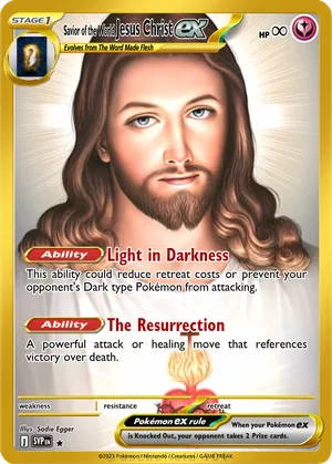 jesus pokemon card Jesus Christ