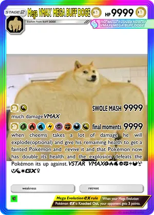 doge pokemon card Custom Pokmon for Pet Lovers, Personalized Pokmon Card with Pet Custom Poke Cards Pokemon Doge 3490
