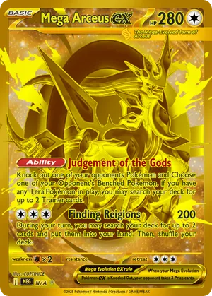 mega arceus pokemon card New Pokmon Arceus VMax HP10000 Red Metal Card Gigantamax