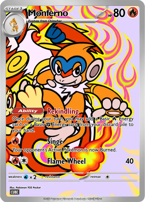 monferno pokemon card Buy | Brilliant Stars Colorless Fury Swipes (20x) Flip 3 coins Infernape R 021/100 Chimchar Monferno