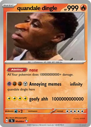 quandale dingle pokemon card Carti B by Never Jay on Amazon Music Unlimited Pokemon Quandale dingle 198