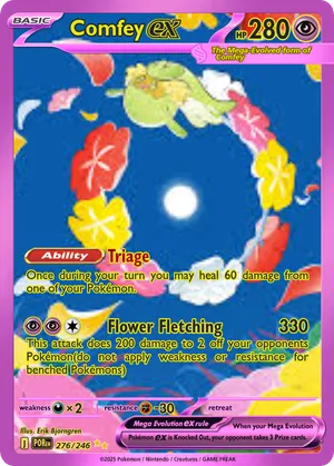 comfey pokemon card Colorless Artist Comfey - kuytrdx1