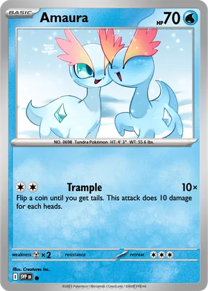 amaura pokemon cards SM Forbidden light Card: - 27/131 - Reverse Holo Evolves from Sail Fossil Type Amaura - SaylorMay