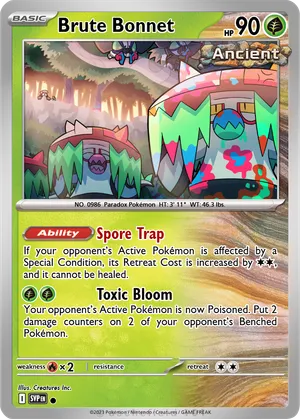 brute bonnet pokemon card Brute Bonnet