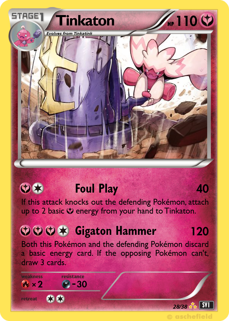 tinkaton pokemon card Tinkaton ex - 262/193 262