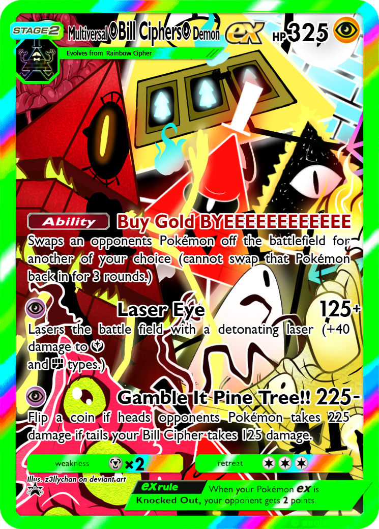 bill cipher pokemon card P]Bill Ciphers[P] - logancool1313