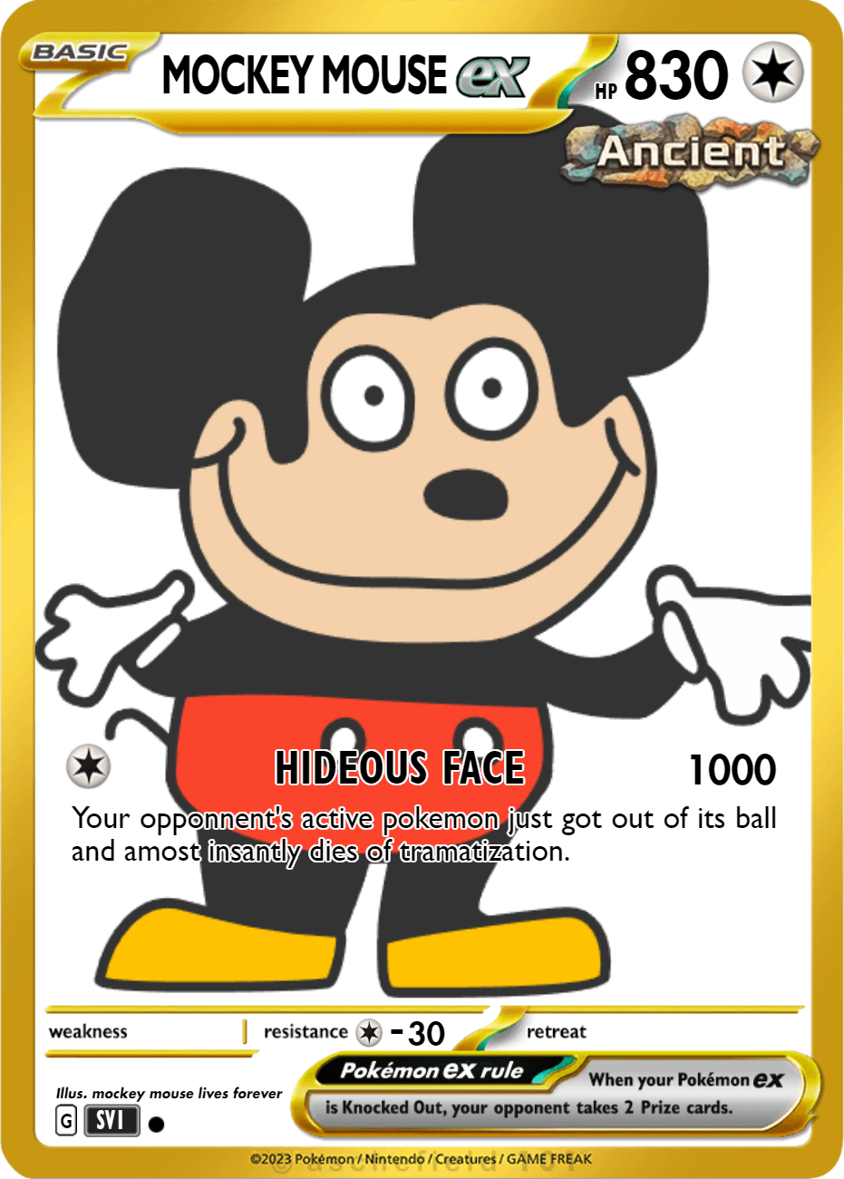 mouse pokemon card MOCKEY MOUSE