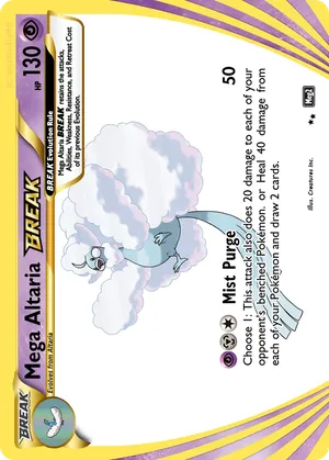 mega altaria pokemon card - Mega-Altaria-EX (121/124) - XY Fates Collide 2016 POKEMON XY FATES COLLIDE Card Number Mega Altaria ex (Mega Rising