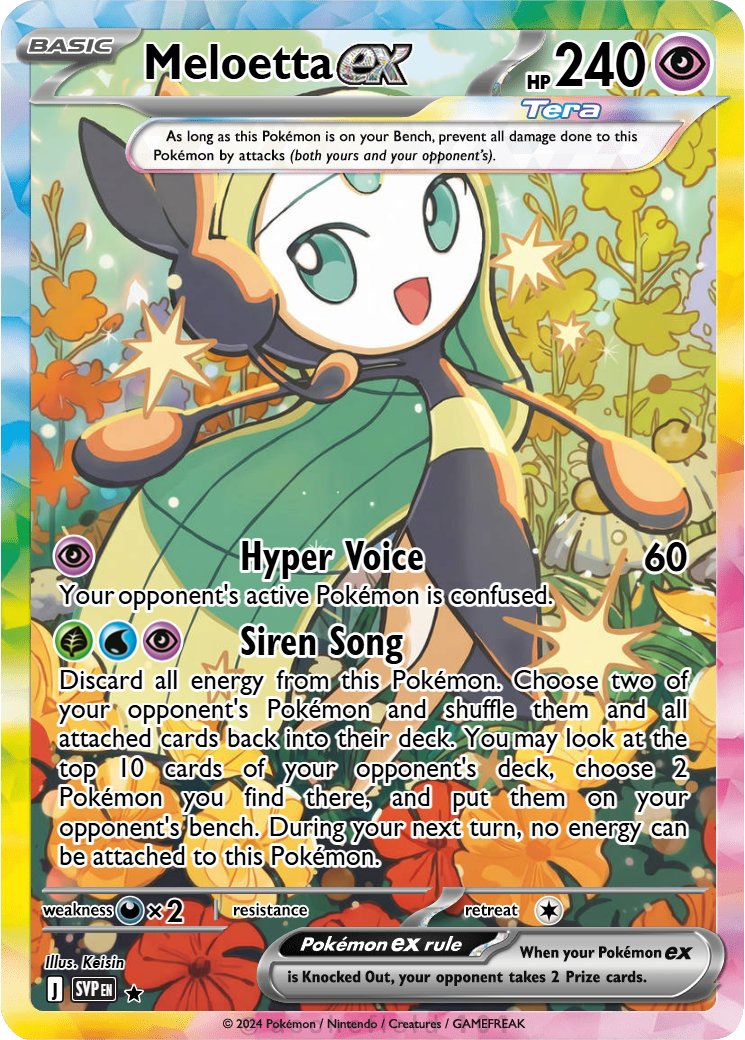 pokemon card meloetta 026 - Mega Evolution Promo With thousands of cards to choose from Meloetta ex | Black Bolt