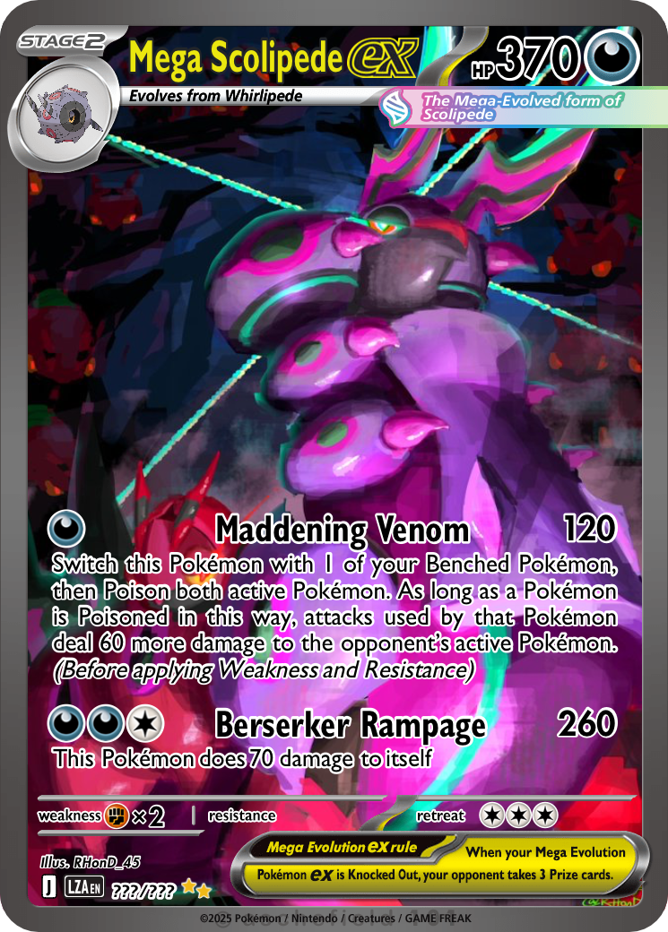 scolipede pokemon card value - 58/147 - Rare Rare Card Type Scolipede 2025 Scarlet & Violet: