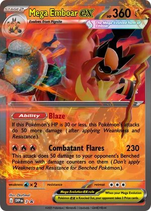 pokemon emboar card Pokmon Card EMBOAR HP 150 19/114