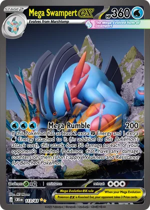 mega swampert pokemon card Age Group Mega Swampert ex (Fantastical Parade